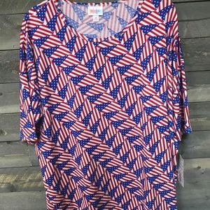 LuLaRoe Irma top-Americana